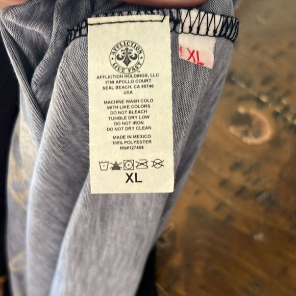 Affliction Black Label shirt 🖤 🖤 NWT 🖤 XL - Picture 5 of 5
